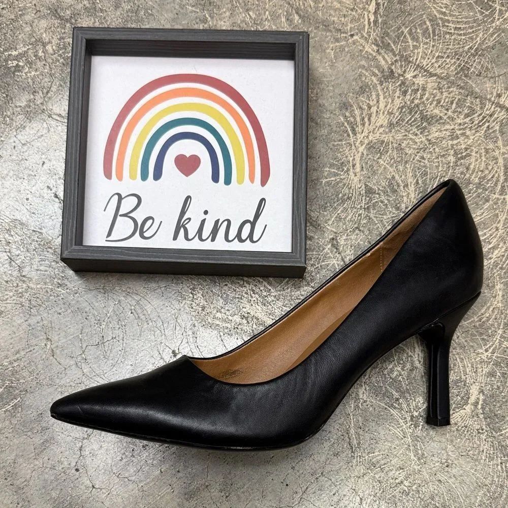 Sleek Black Women's Heel
